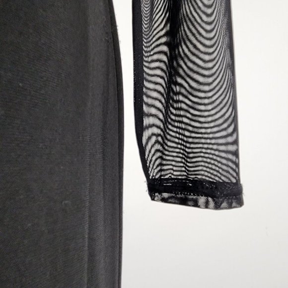 JOSEPH Ribkoff Pink & Black Stripped Maxi Dress Size M - Picture 10 of 16